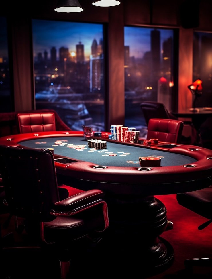 Live dealer studio showing multiple camera angles for card games